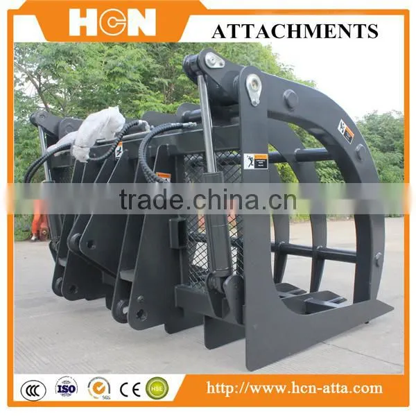 HCN Brand BM08 Series Hydraulic Root Grapple for Loaders photo-2
