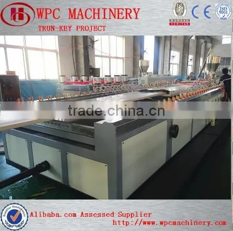 Wood Plastic Door Making Machine/ WPC Extruder,Wood Plastic Sheet Line Wood Plastic Line photo-2