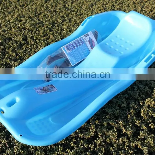 With Brake and Rope CE Approved Kids Winter Plastic Snow Glider Toboggan Sledge photo-4