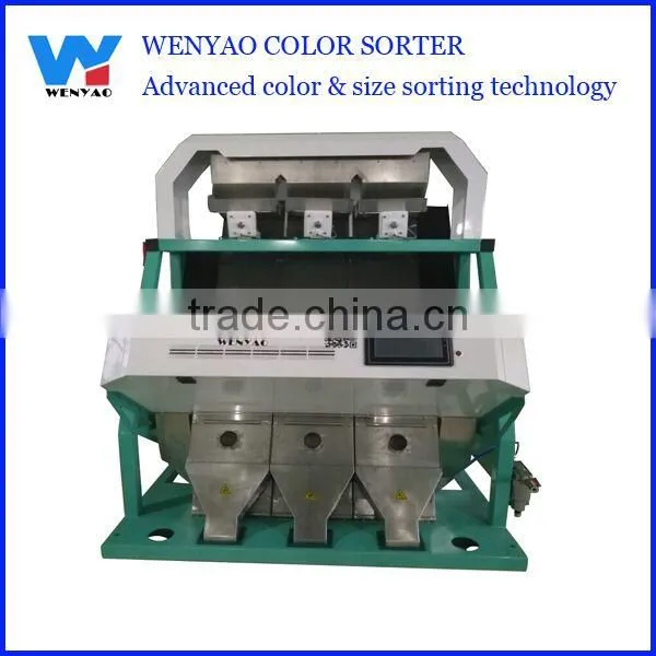 Optoelectronic rye color sorting machine