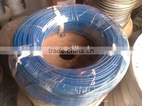 Galvanized Steel Wire Rope With Pvc Coated 5-7mm All Color photo-4