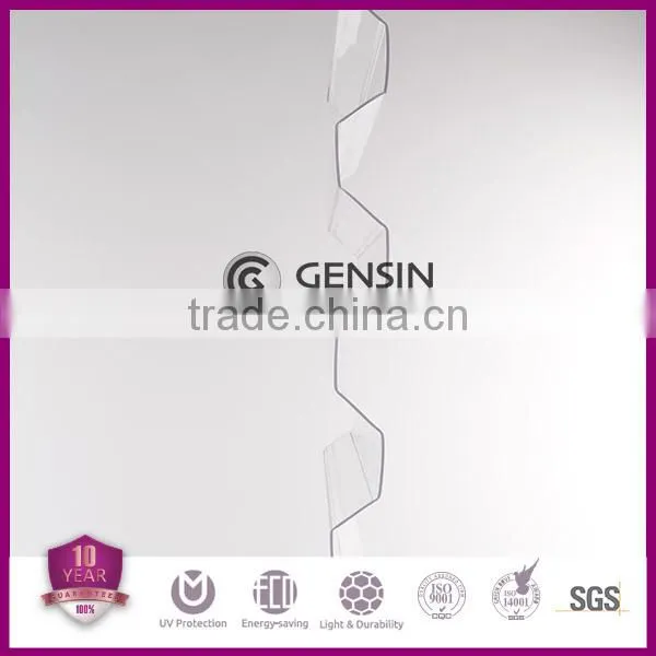 0.8mm Polycarbonate Corrugated Roofing,Polycarbonate Corruaged Sheet,PC Corrugated Skylight UV Protector photo-3