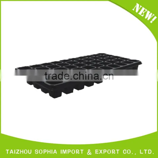 High Quality Deep Black Plastic Rice Seedling Tray,Eco-Friendly Seeding Tray photo-4
