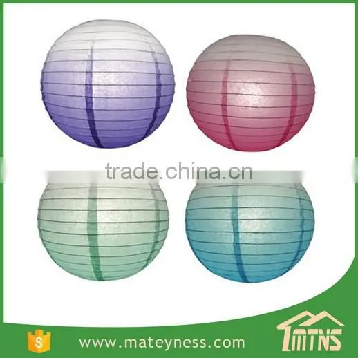 Ombre Colored Printed Paper Lanterns photo-3