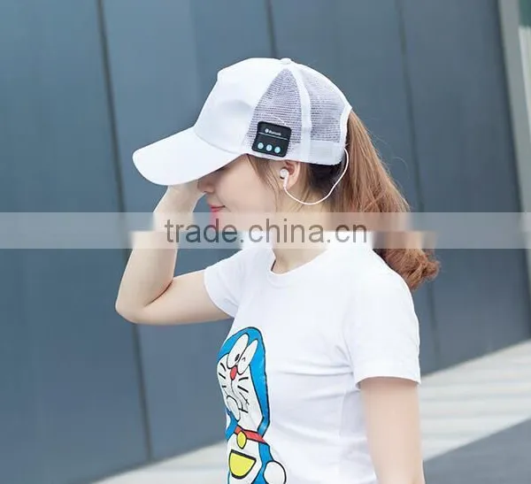 Bluetooth Music Mesh Hat Summer Sun Hat Baseball Cap With Smart Bluetooth Headset Fashion Hats photo-4