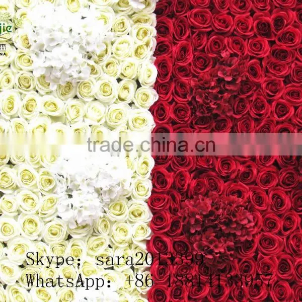Artificial Flower Wall,wedding Decoration Wall,silk Rose Wall photo-3