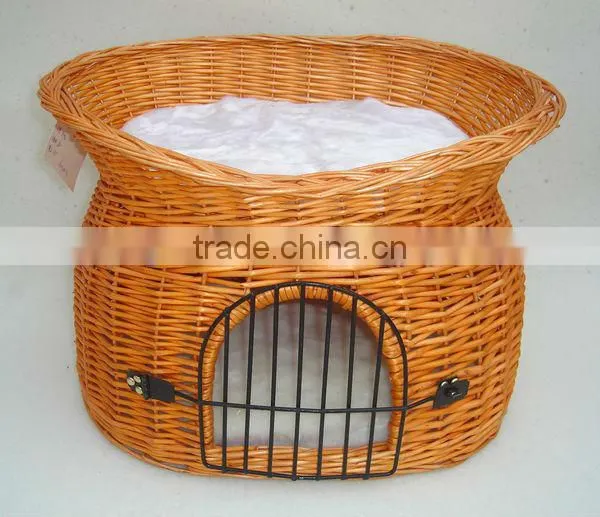 Exquisite and Durable Wicker Pet Cage , Wicker Cat Carrier photo-4