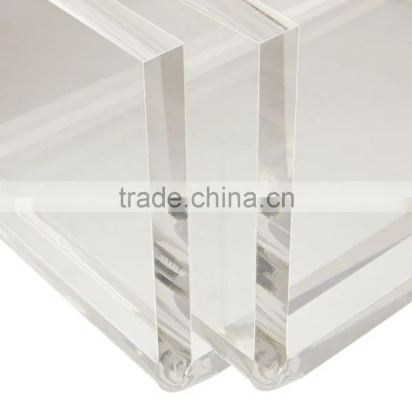Wholesale Cheap Clear Plastic Acrylic Bookends photo-5