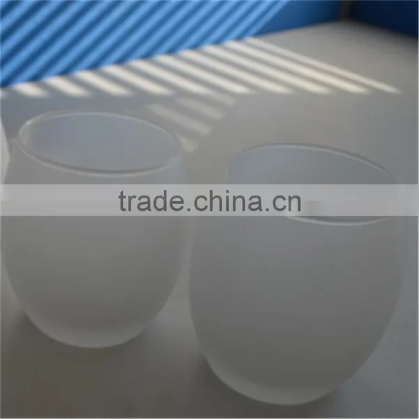 Cheap Glass Candle Holders Frosting Candle Jar photo-3