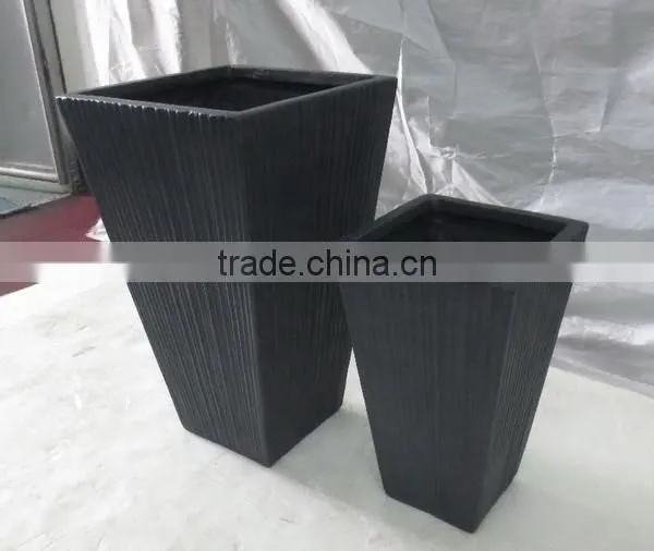 Garden Outdoor Fiberglass Clay Planter Pot photo-2