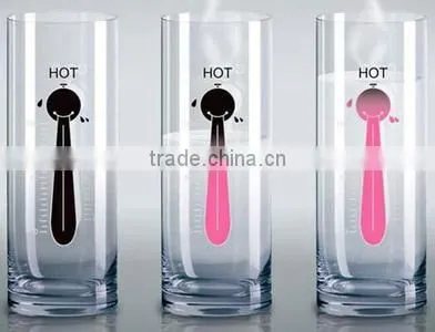 Custom Made Tall Color Changing Glass Mug for Drinking photo-4