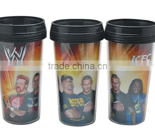 16 OZ Plastic Double Wall Travel Mug Tumbler With Photo Insert photo-4