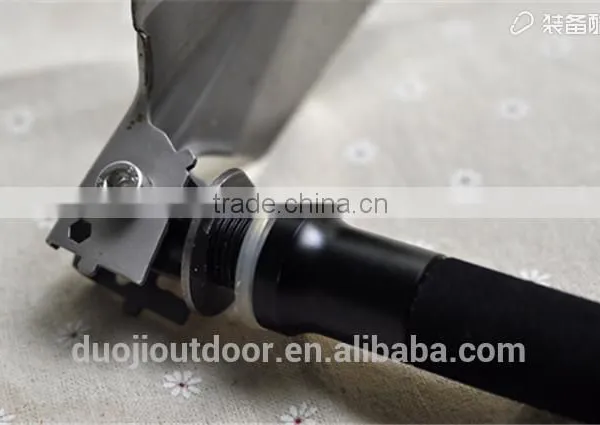 Top Brand 10-in-1 Outdoor Emergency Shovel With Knife Hoe Hammer Fire Flint photo-4