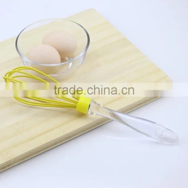 Novelty Yellow Silicone Whisk With Soft Acrylic Handles photo-2