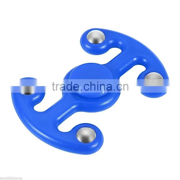 Fidget Hand Spinner Finger Toy Stress Reliever Killing Time Adults/Kids Blue photo-3