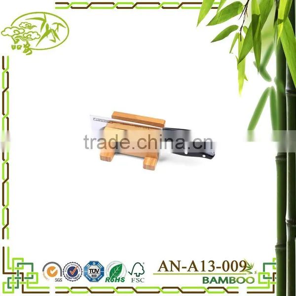Aonong Eco-friendly Kitchen Multifunctional Tool Post Chopping Block Bamboo Cutter Holde photo-2