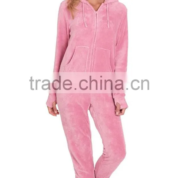 2017 Christmas Onesie Plush Heavyweight Microfleece Sleepshirt & Family Hoodie-footie Pajamas Sublimation Onesie for Women photo-3