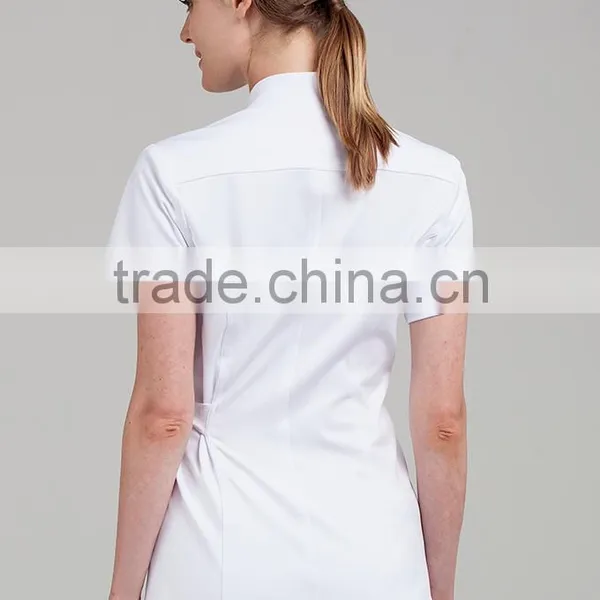 Wholesale Online Lady Custom OEM Fashion New Design Clothing Factory Thai Wrap Model Tunic Blouses Shirt Tops Woman Spa Uniform photo-5