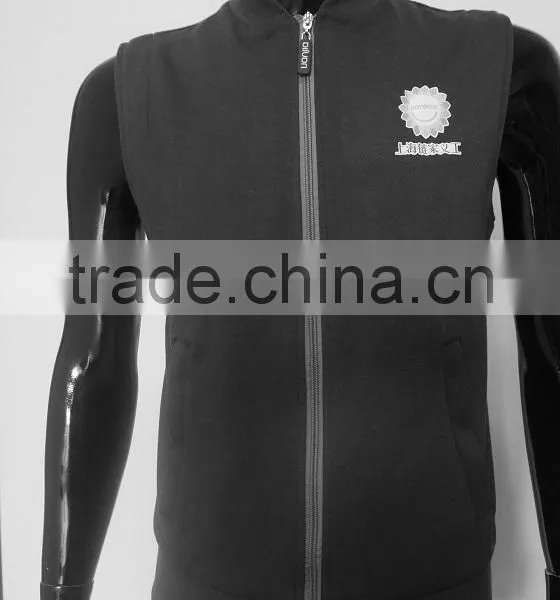 New Design Slim Fit Vest With Collar YKK Zipper photo-3