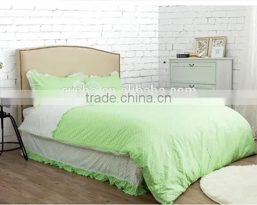 100% Cotton Spot Printed Bed Linen Set/duvet Cover Set photo-3