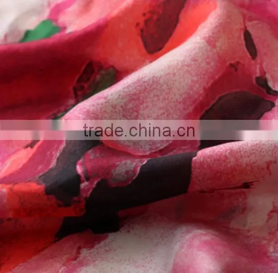 OEM Printed Silk Asymmetric Skirt photo-4