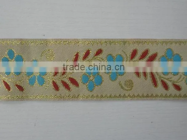 China Factory Directly Jacquard Ribbon Polyester Woven Ribbon photo-6