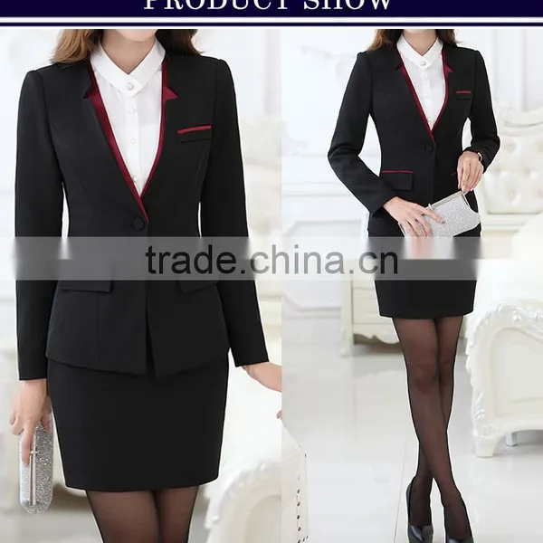 2017 Hot Sale Ladies Suits Office Uniform Designs for Women photo-3