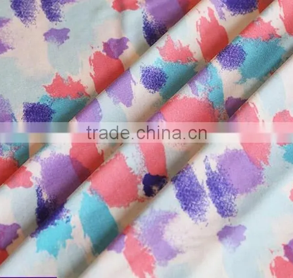 Woman Sexy Fabric Breathable Printed Jersey Knit Fabric photo-2