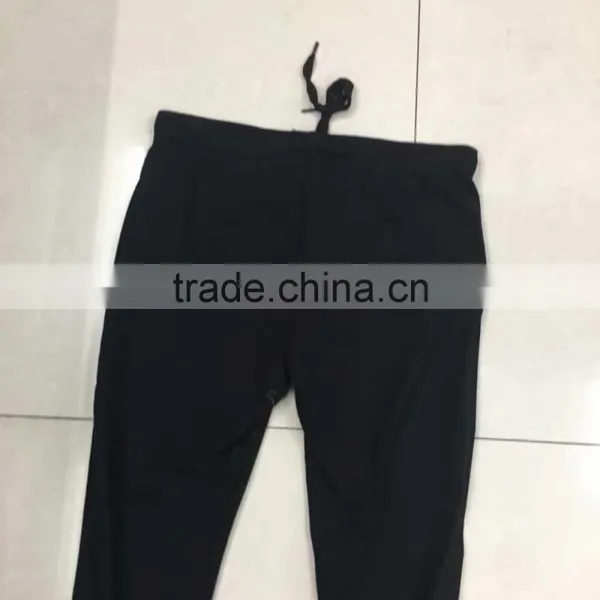 Women Fashion Print Black Slim Fit Sports Trousers photo-6