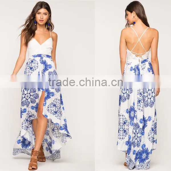 High-low Lace and Floral Women's Romper 2015 Hot Sell Clothes photo-6