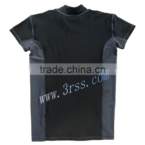 Quick Dry Custom Short Sleeves Men Rash Guard photo-2