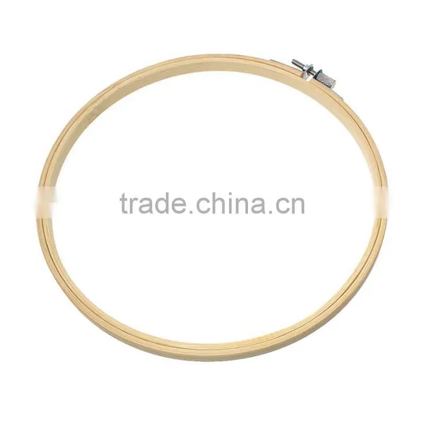 Cross Stitch Supplies Circle Round Natural Bamboo Wholesale Embroidery Hoops photo-3