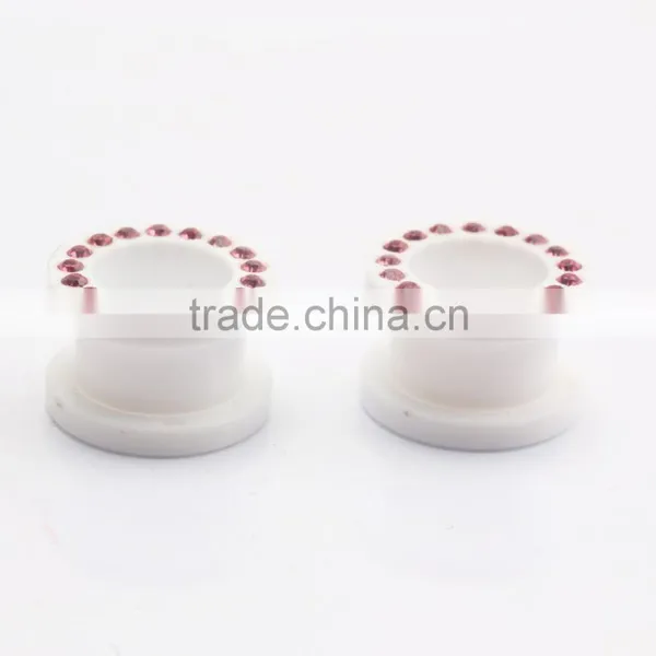 Custom Hollow Surgical Ear Gauge Earrings Flesh Tunnels Piercing Body Jewelry photo-4
