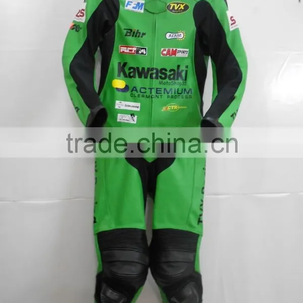 Kawasaski Leather Motorcycle Suit