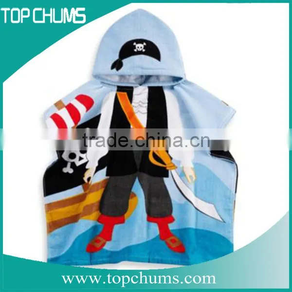 100% Cotton Soft Terry Embroidery Logo Bath Baby Hooded Towel photo-4