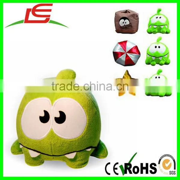 Wholesale Cut the Rope Reversible 6inch Om Nom Plush Toy