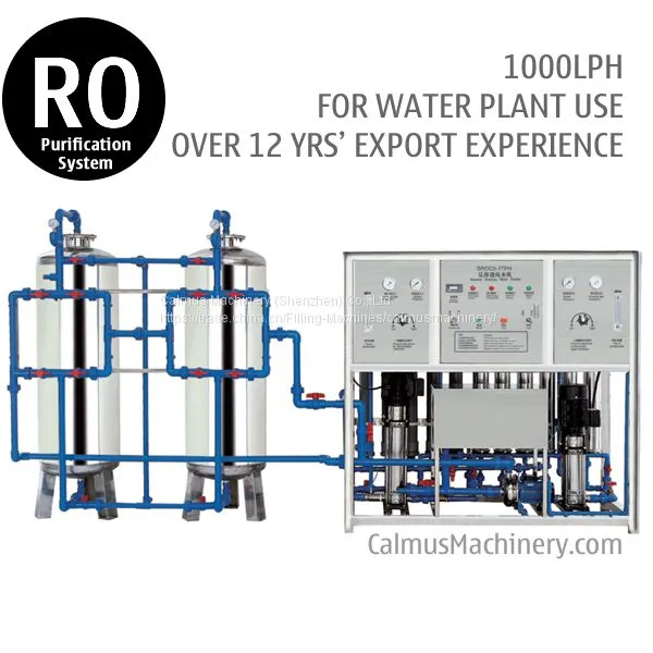 1TPH RO Filtration System For Water Plant Commercial RO System