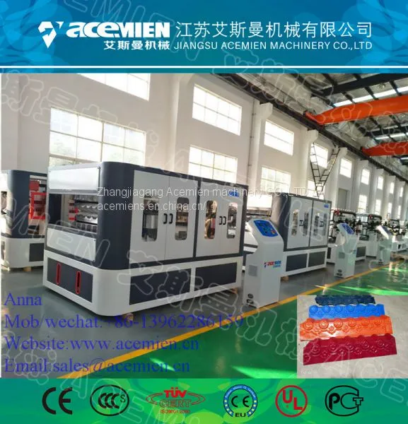 Synthetic Resin Roofing Sheet /ASA Spanish Roofing Tile /ASA Pvc Plastic Roof Tile photo-4