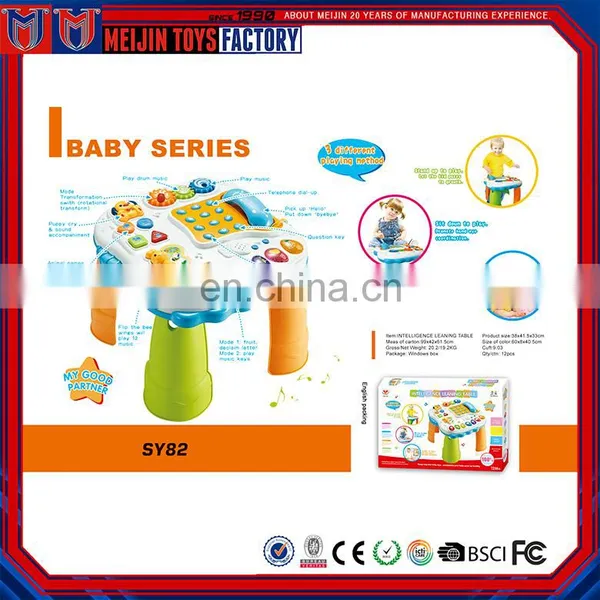 China manufacturer electronic toys kids musical learning table