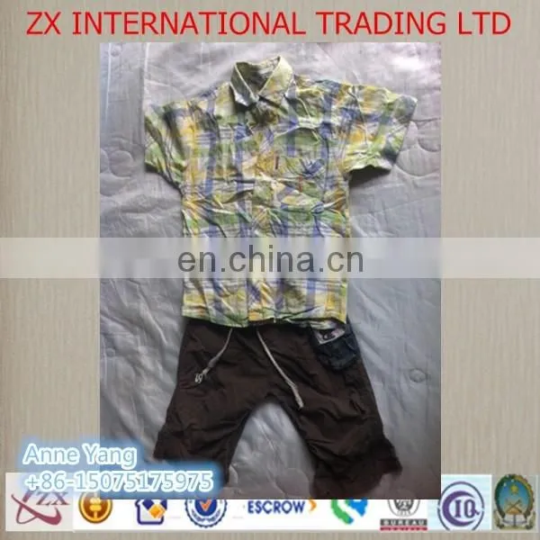Used Clothing Used Clothes Men Collar T-shirt Turkey Wholesale Children Clothes photo-3