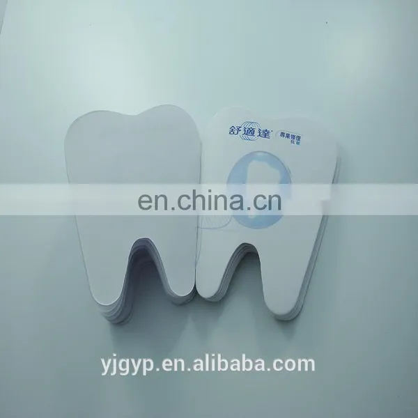 Customized Die Cut Tooth Shaped Sticky Notepad photo-5