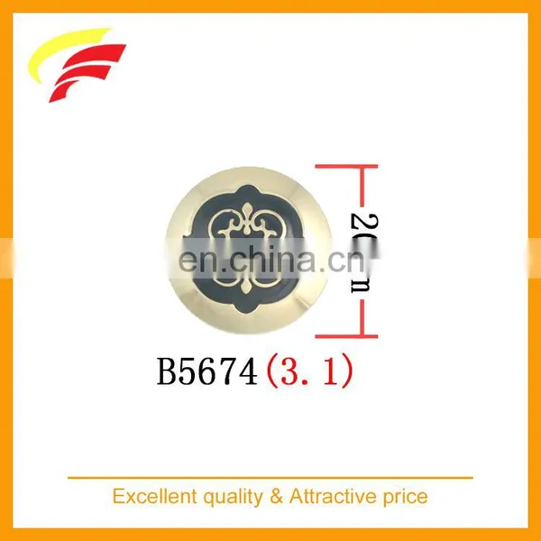 Special Pattern Zamak Metal Sewing Button With Enamel for Caot