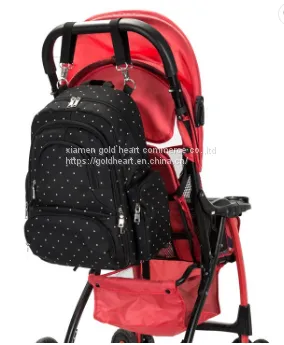 Custom Stylish Quilted Polyester 600d Changing Adult Baby Diaper Bag for Mother photo-5