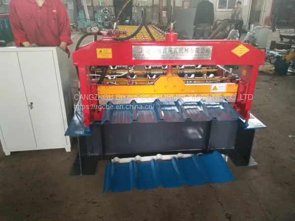 Trapezoidal Roofing Sheet Tile Roll Forming Machine photo-4