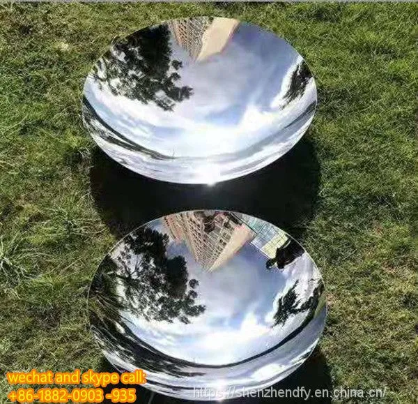 Outdoor Metal Ball Sculpture Customized Exquisite Auto Paint Spraying In Various Colors photo-2