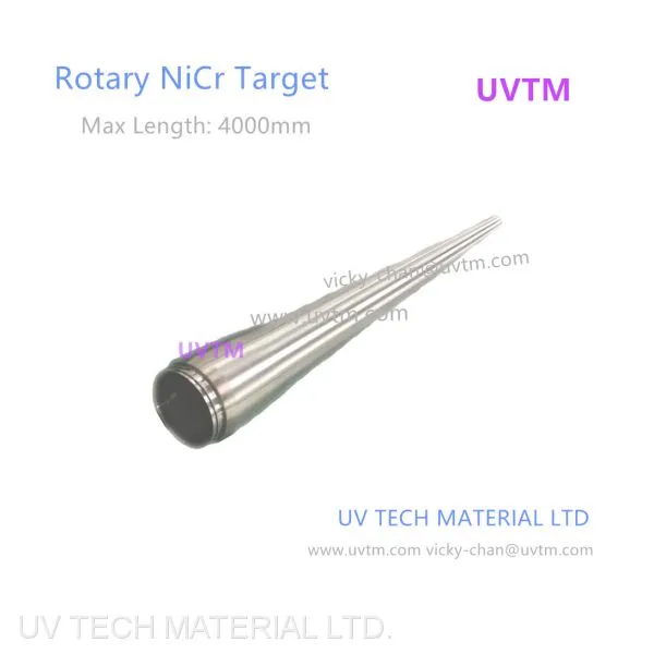 NiCr Target UVTM Alloy Target for Magnetron Sputter Coating Low e Glass Nano Thin Film