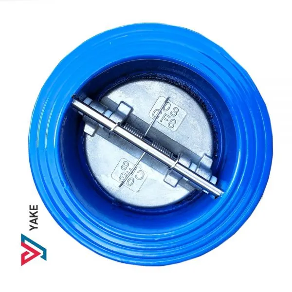 Cast Iron Wafer Type SS304 Disc Butterfly Check Valve Ductile Iron Check Valve