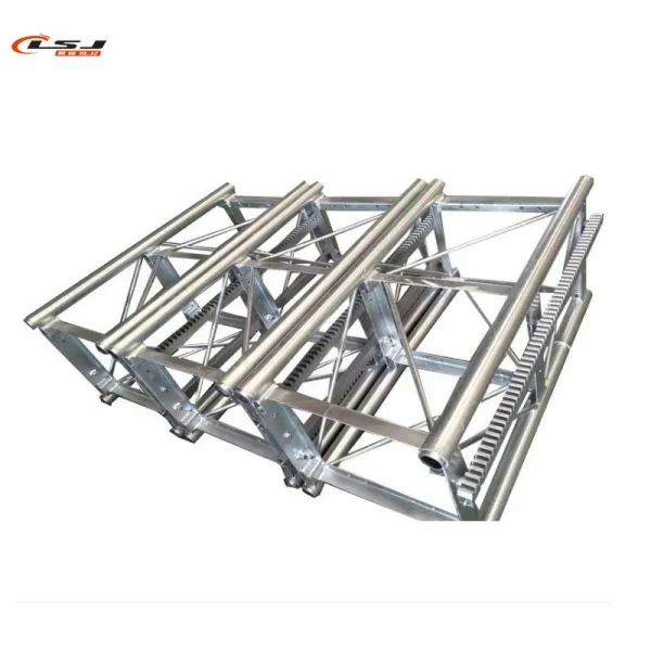 Construction Building Elevator Hoist Spare Parts Dip Painted Galvanized Mast Section photo-3