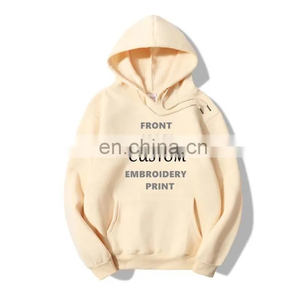 Womens 2020 New Arrival Custom Logo Casual Long Sleeve Pullover Kangaroo Pocket Sweatshirt Hoodies photo-2