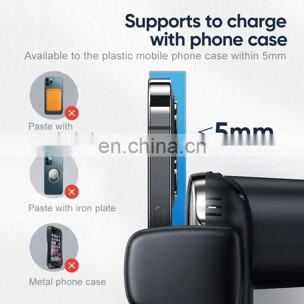 Joyroom ZS248 FCC CE Qi Car Charger Mobile Suction Cup Version Qi 15W Wireless Fast Charging Car Phone Holder photo-6